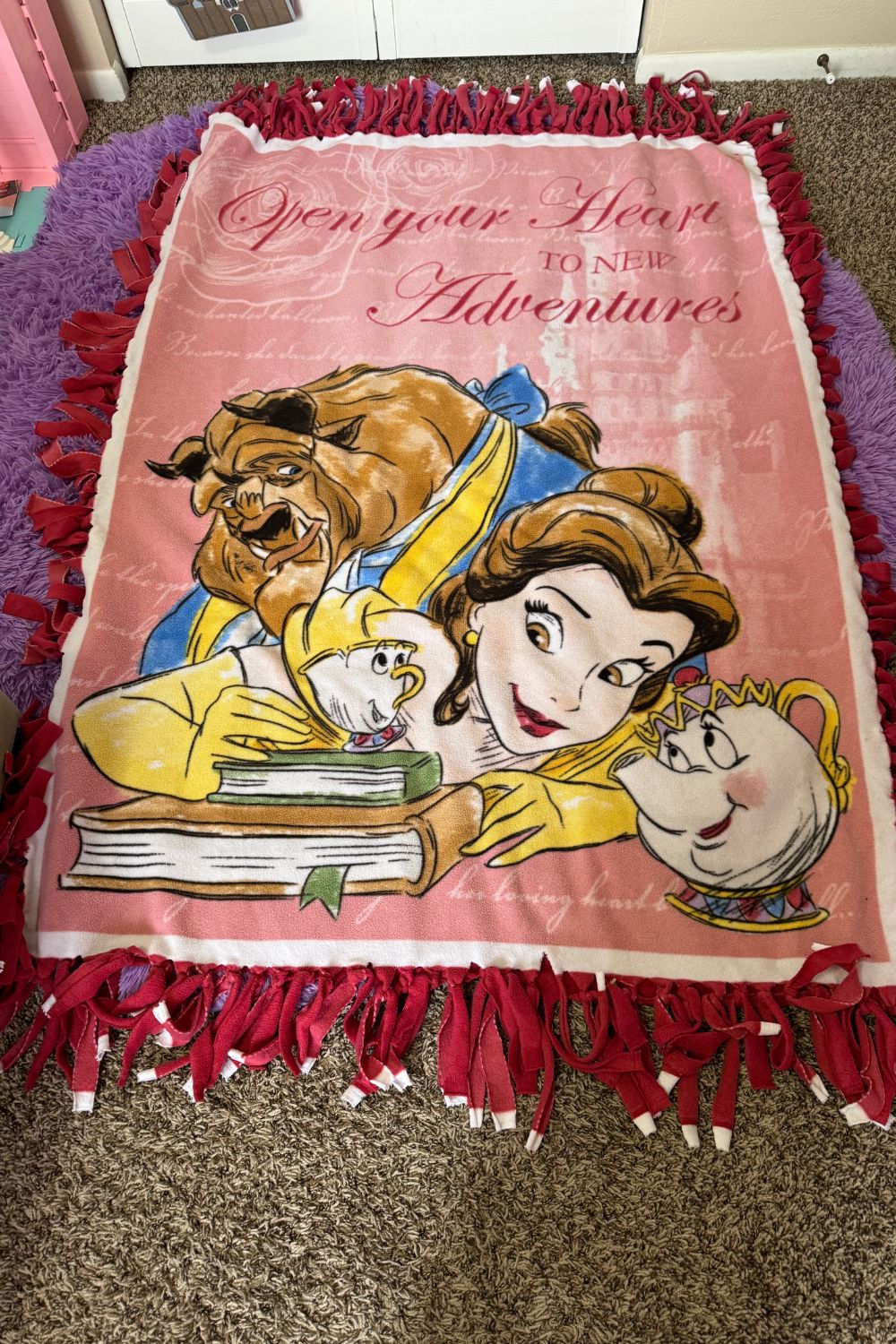 BEAUTY & THE BEAST BLANKET*