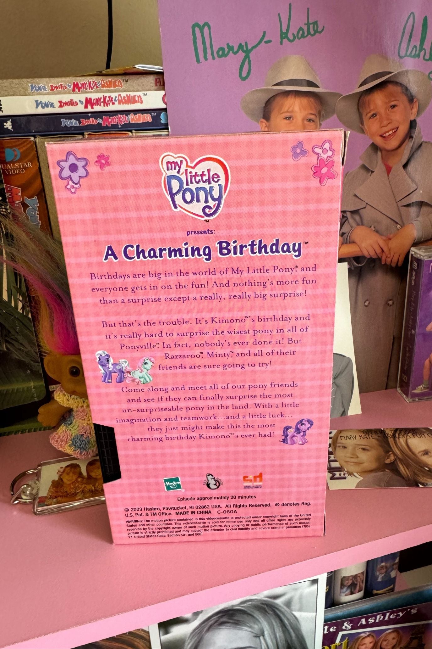 MY LITTLE PONY A CHARMING BIRTHDAY VHS*