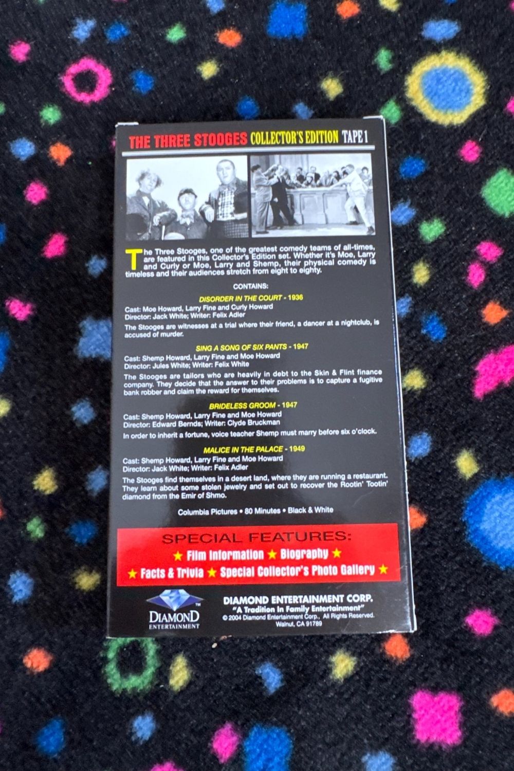 THE THREE STOOGES COLLECTOR’S EDITION TAPE 1*