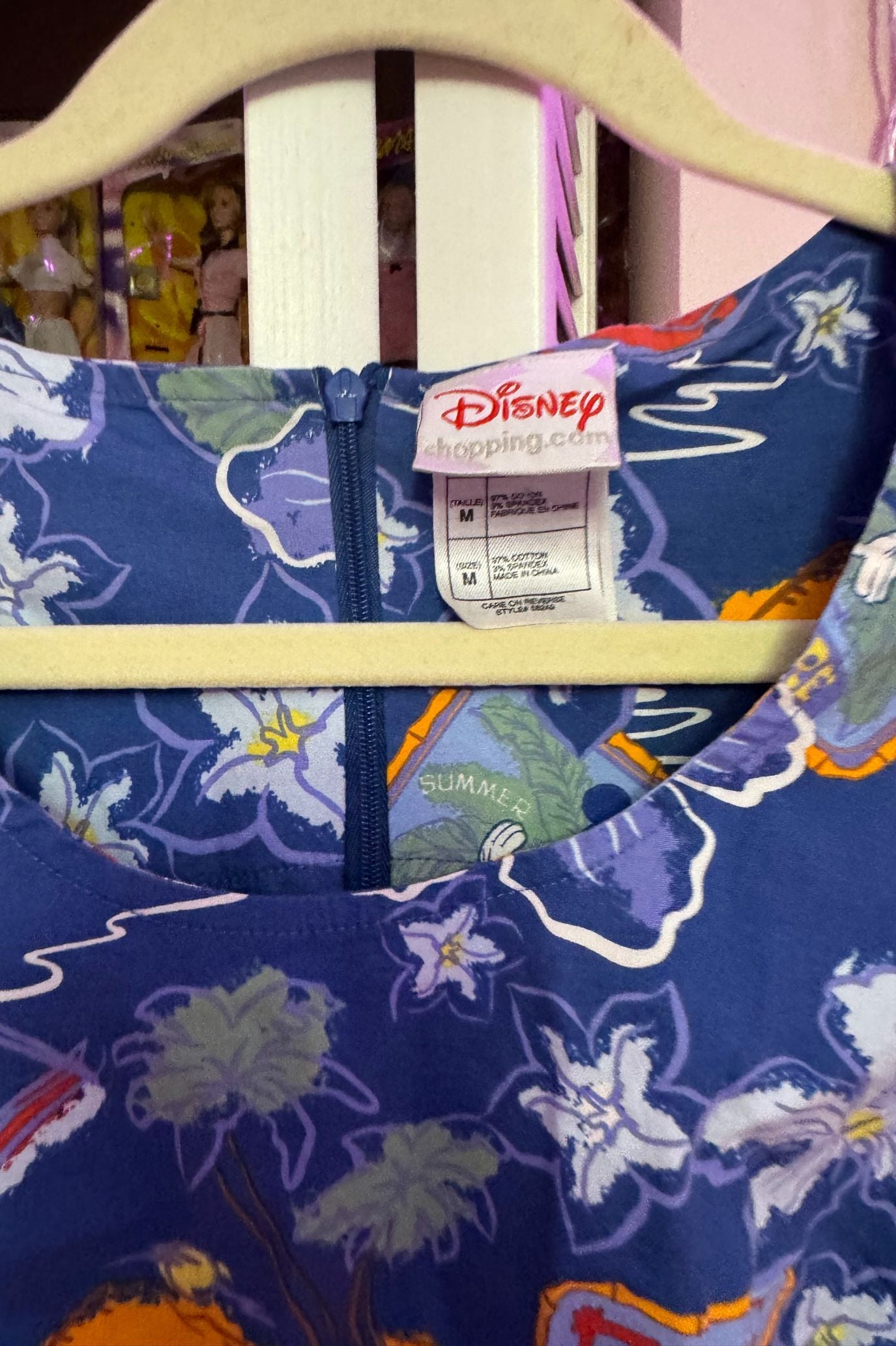 ZZZ DISNEY SHOPPING TROPICAL VACAY DRESS - SIZE M*