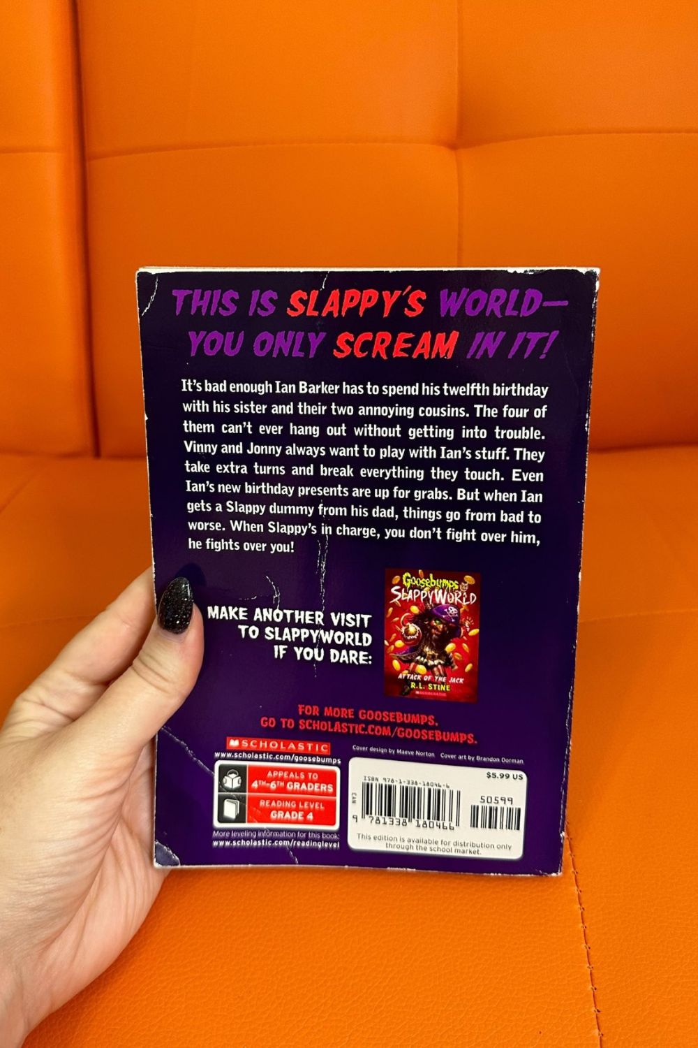 GOOSEBUMPS SLAPPY WORLD - SLAPPY BIRTHDAY TO YOU BOOK*