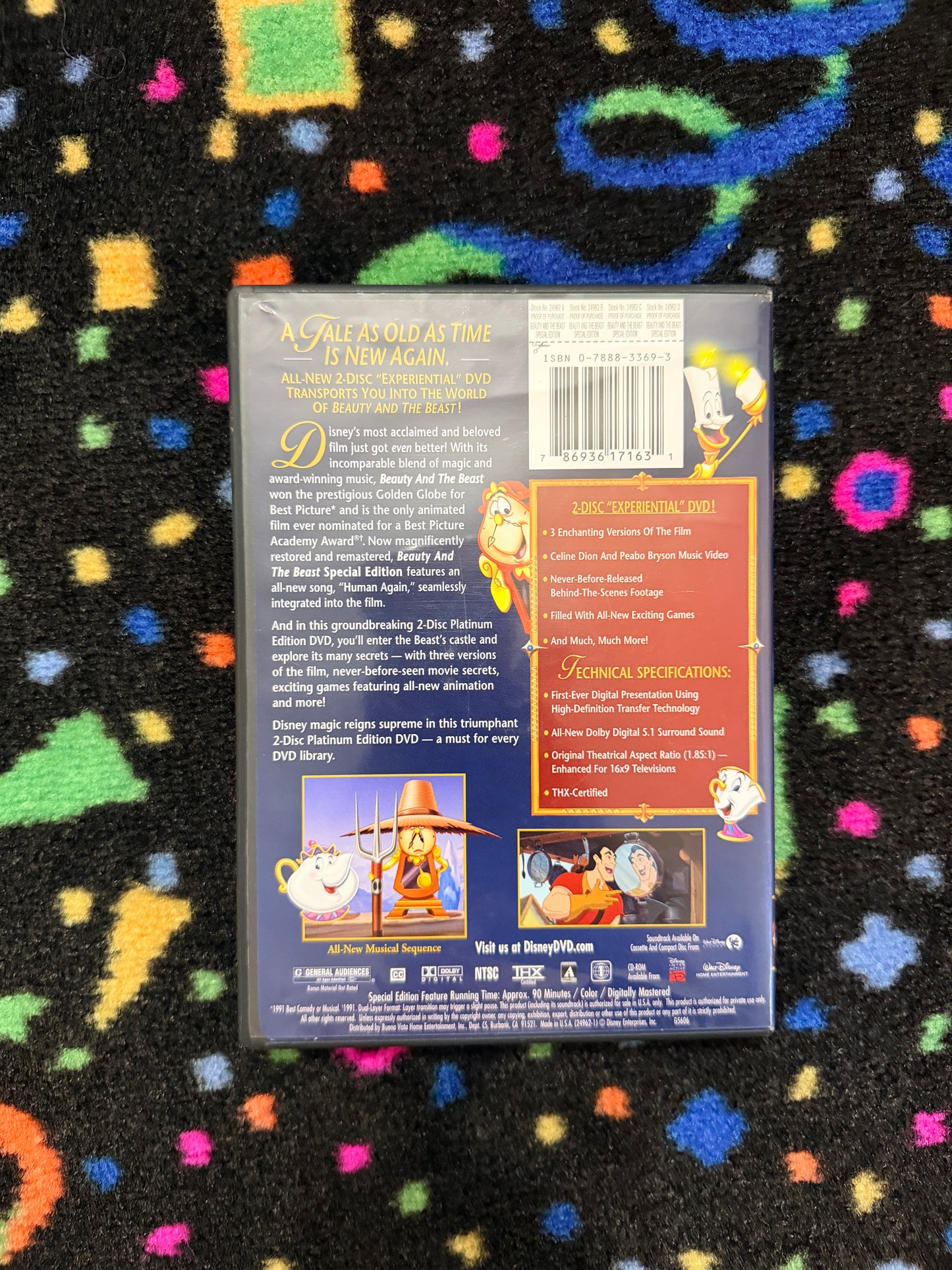 Beauty and the Beast Special Edition Platinum Edition DVD