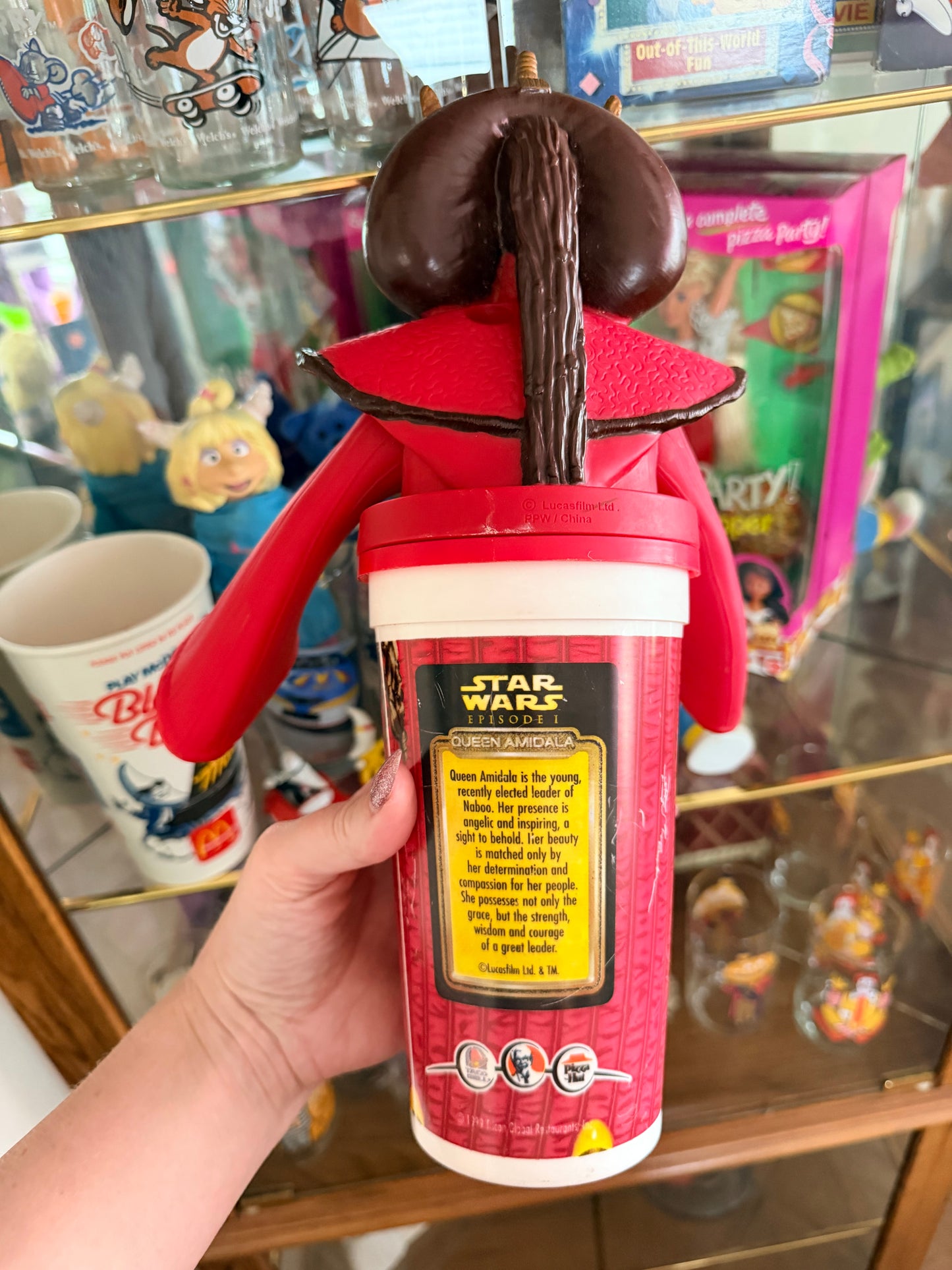 1999 Star Wars the phantom menace Pizza Hut mug