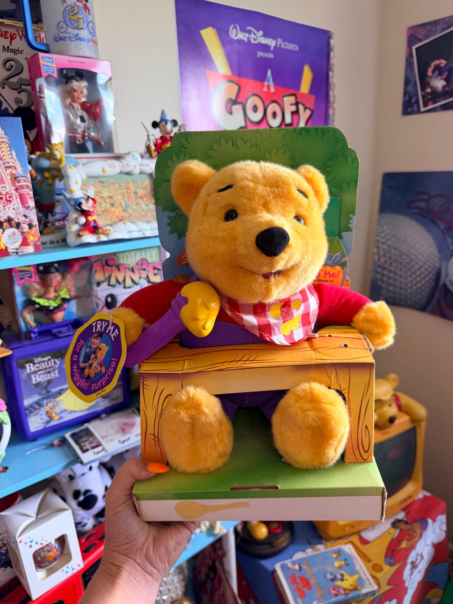 Disney Fisher Price Winnie The Pooh 1999 Interactive Talk Wiggle move honey