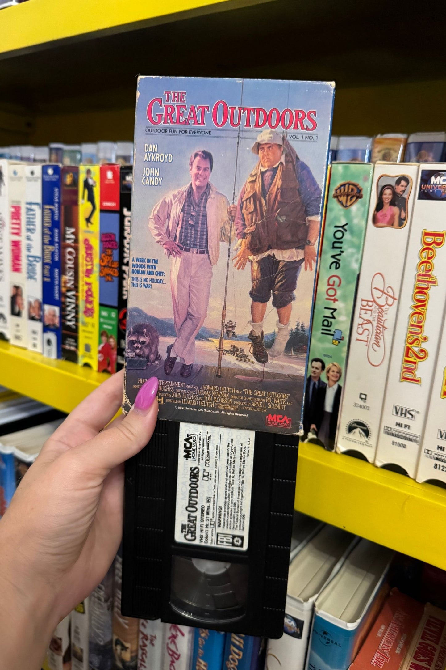 THE GREAT INDOORS MOVIE VHS*