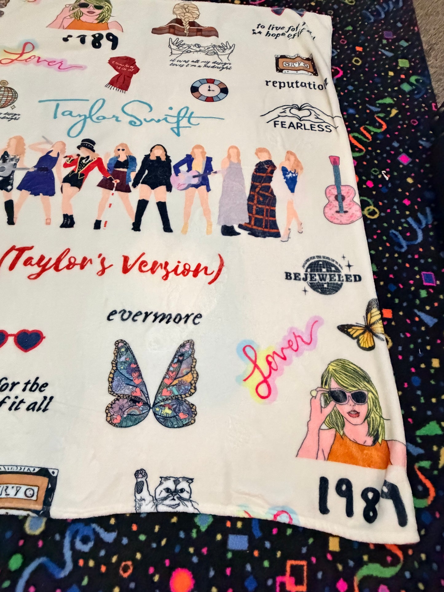 Taylor Swift Eras blanket