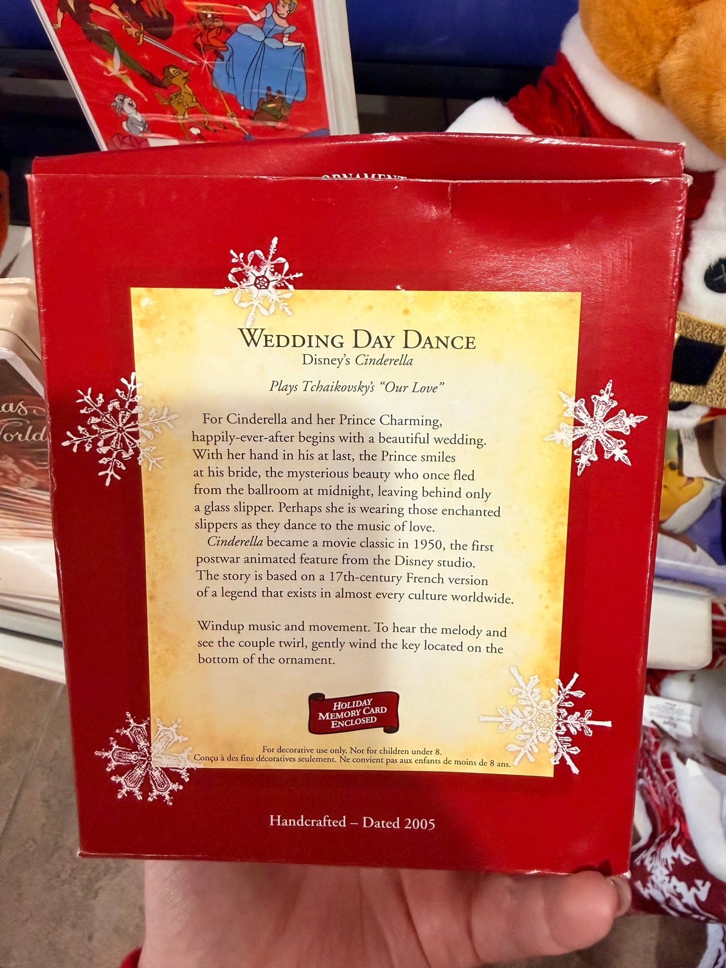 Cinderella Wedding Day Dance Keepsake Ornament