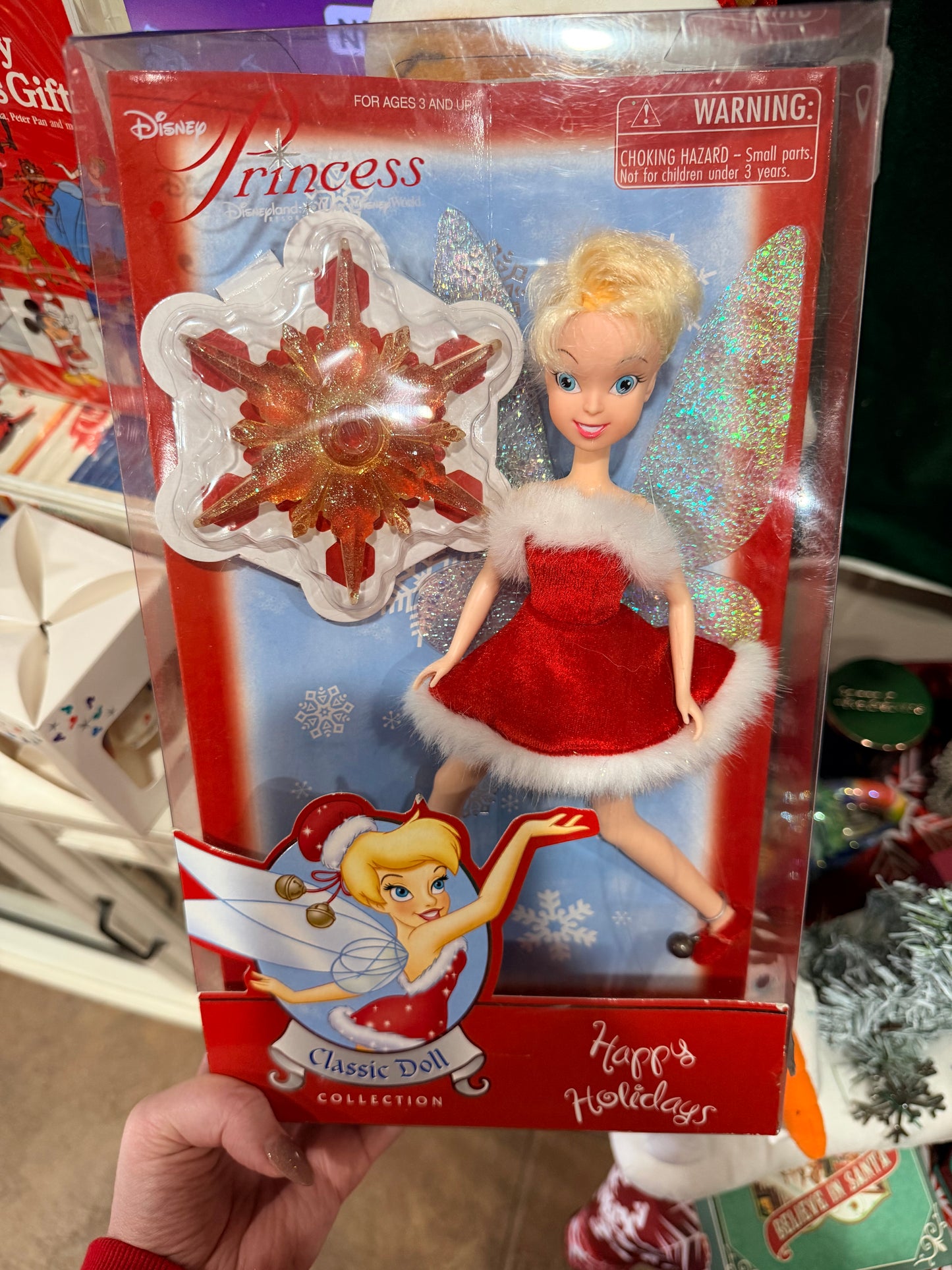 Tinkerbell Happy Holidays Classic Doll Collection