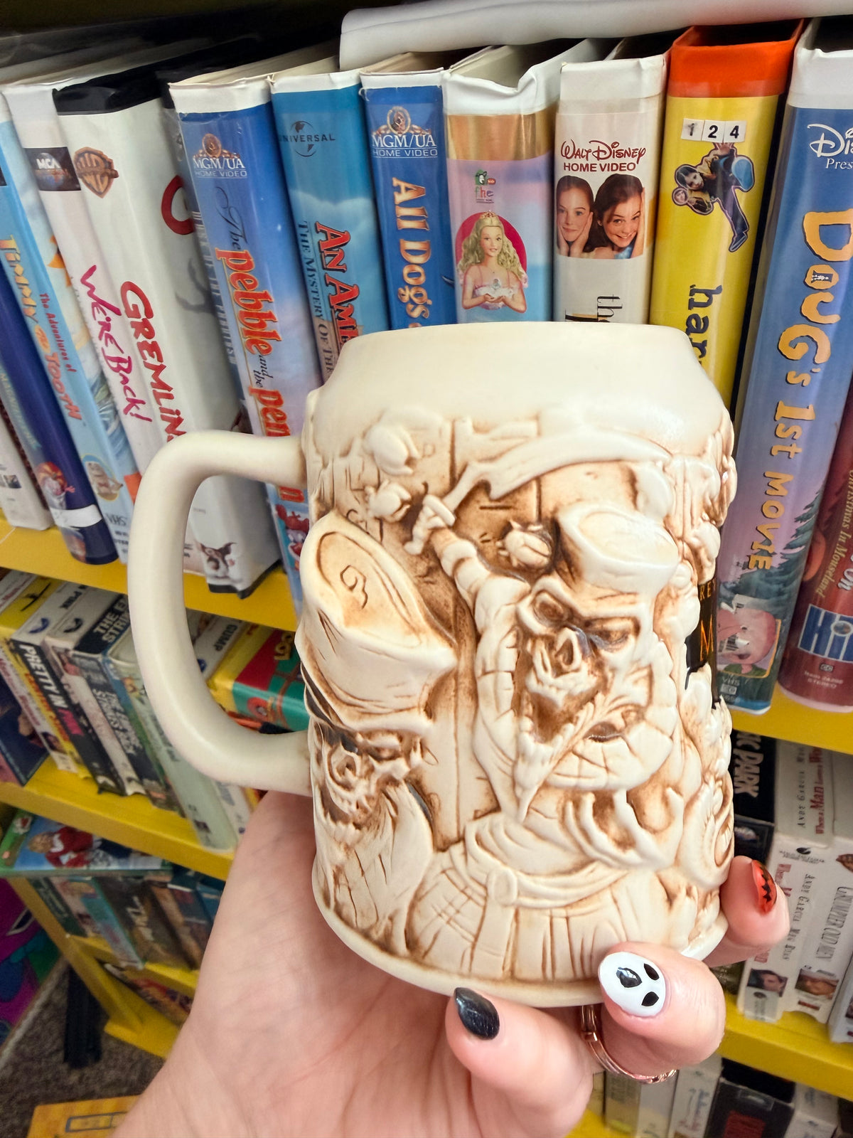 Universal Studios revenge of the Mummy souvenir Stein