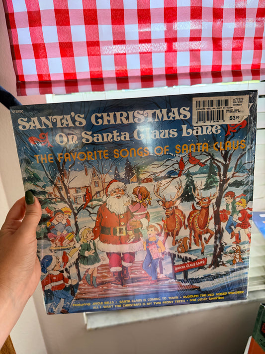 Santa’s Christmas On Santa Claus Lane vinyl record