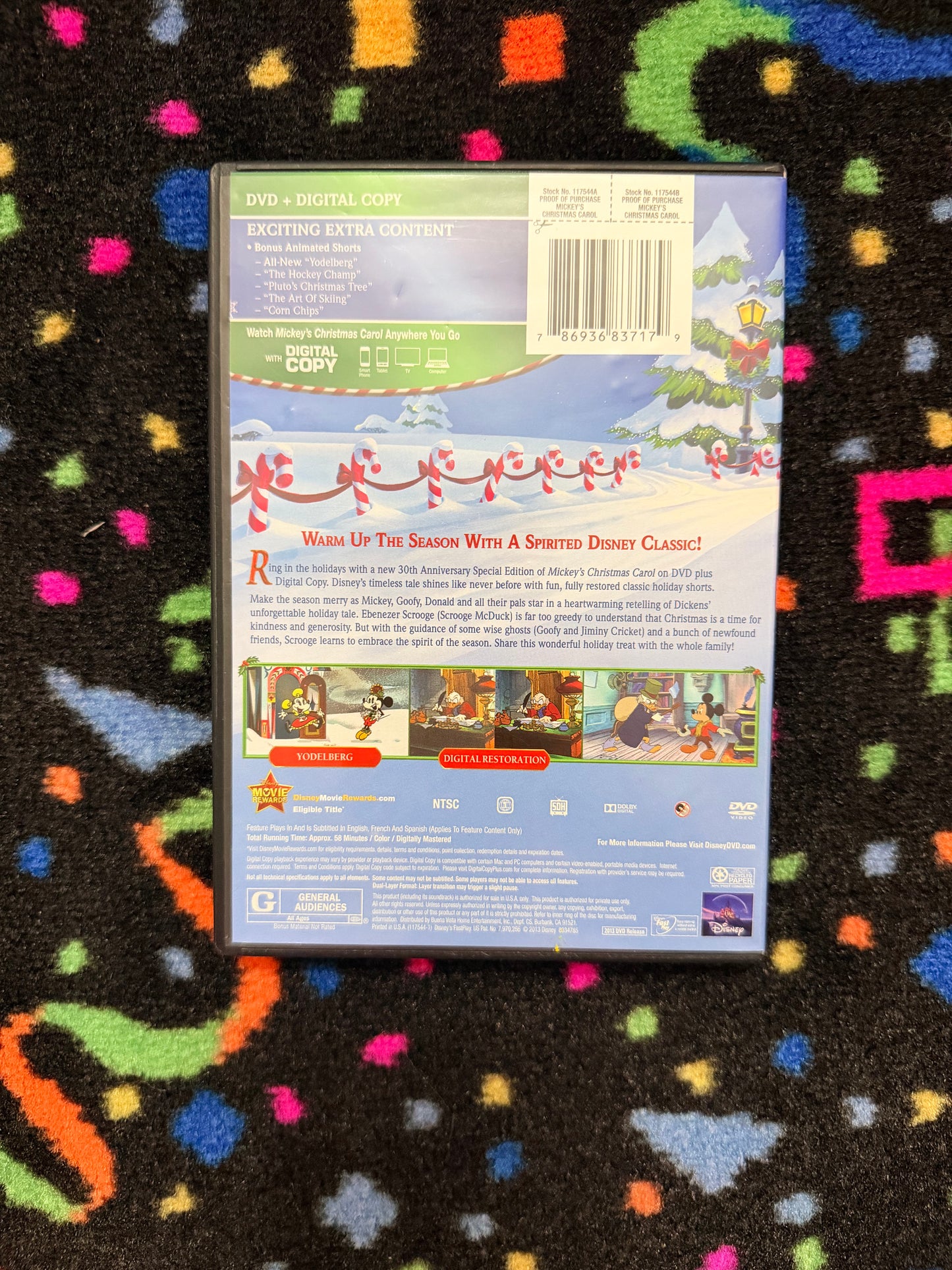 Mickey’s Christmas Carol 30th anniversary edition dvd