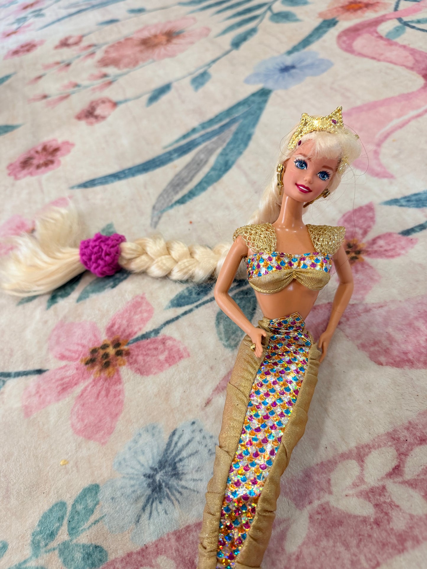 1995 Mattel Jewel Hair Barbie braid