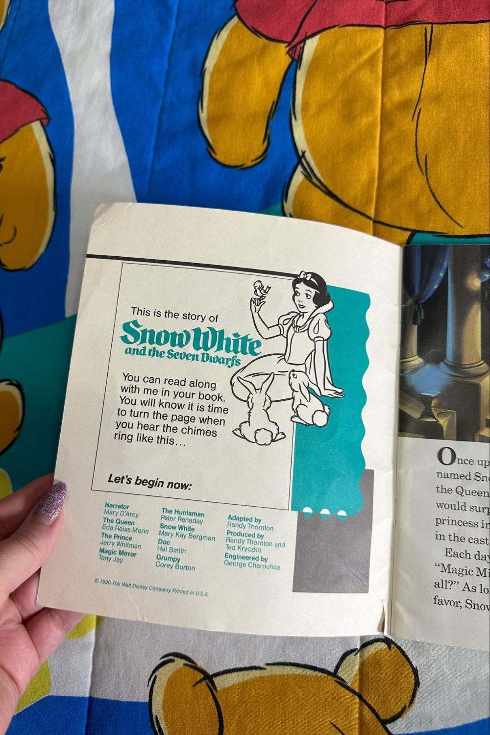 SNOW WHITE AND THE SEVEN DWARFS SONG BOOK*