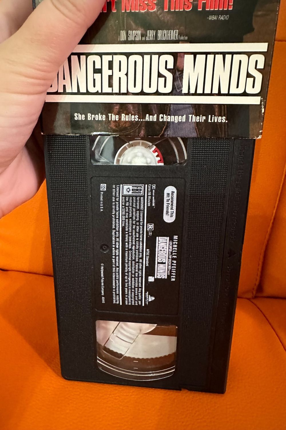 DANGEROUS MINDS VHS*