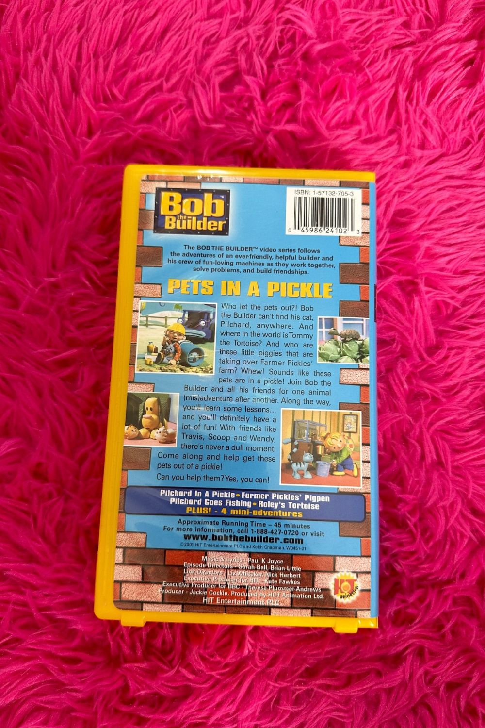 2001 BOB THE BUILDER: PETS IN A PICKLE VHS*