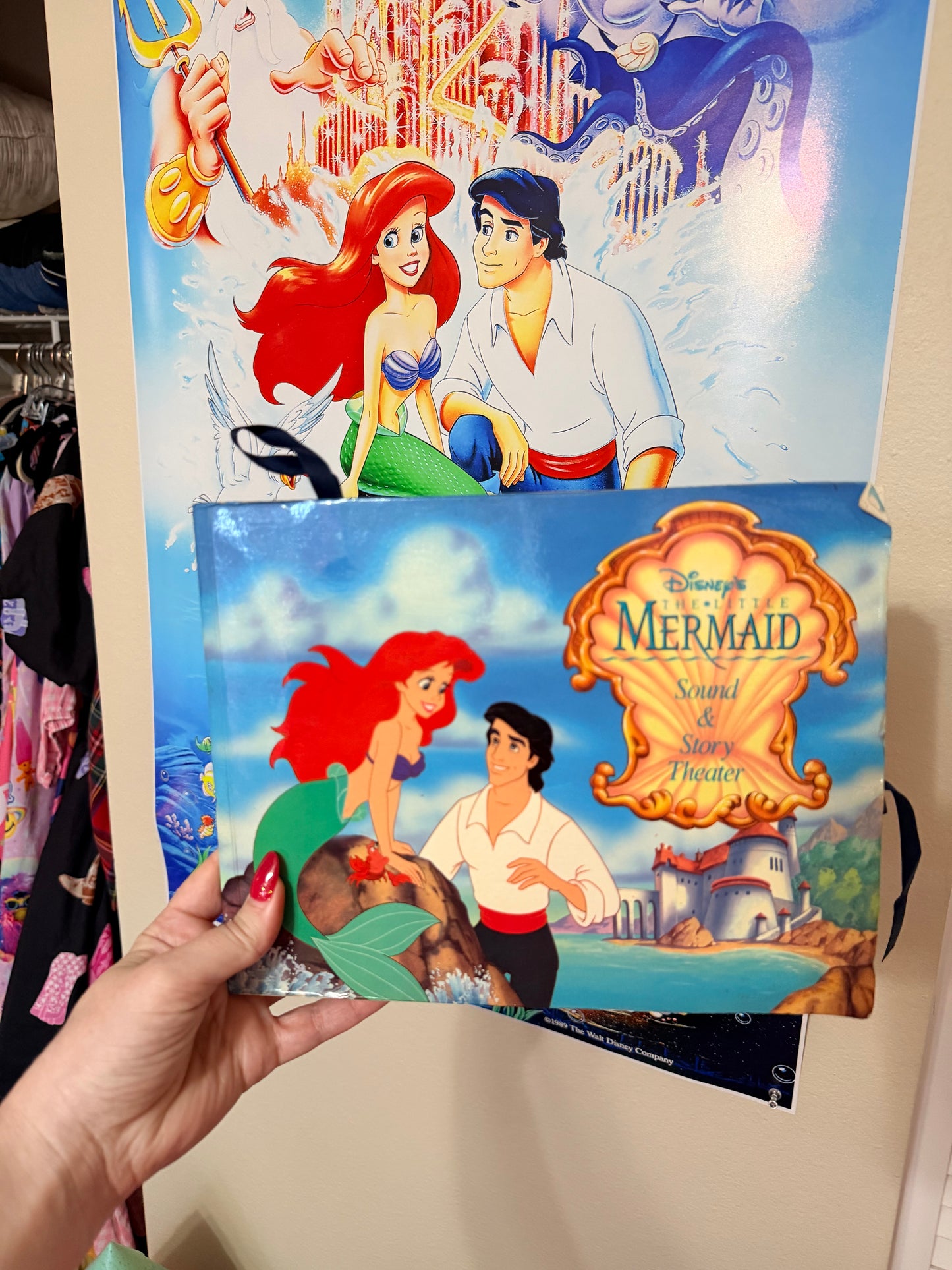 The Little Mermaid Sound & Story Theater book only