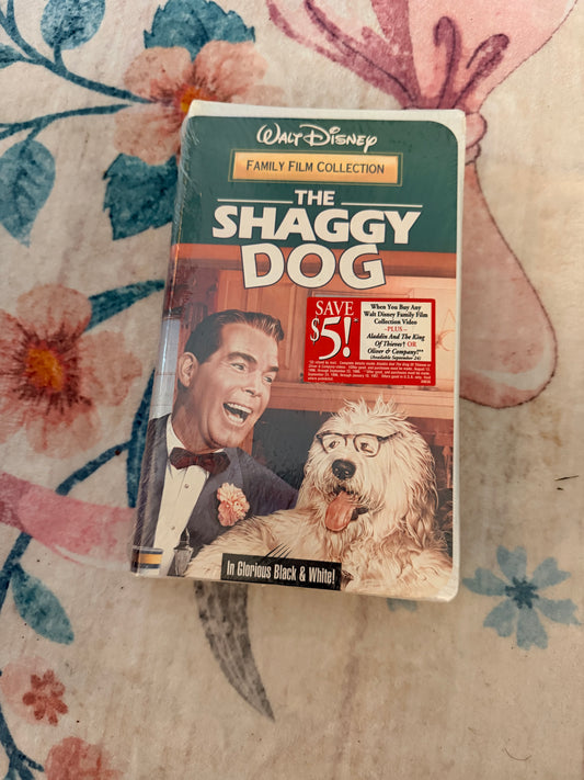 The Shaggy Dog Sealed vhs