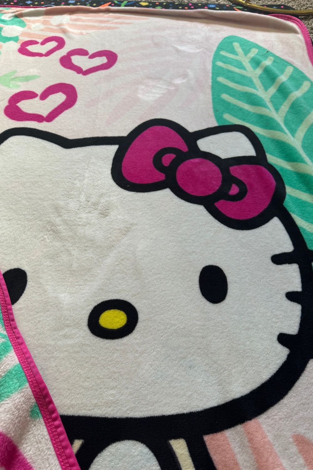 HELLO KITTY JUNGLE BLANKET*