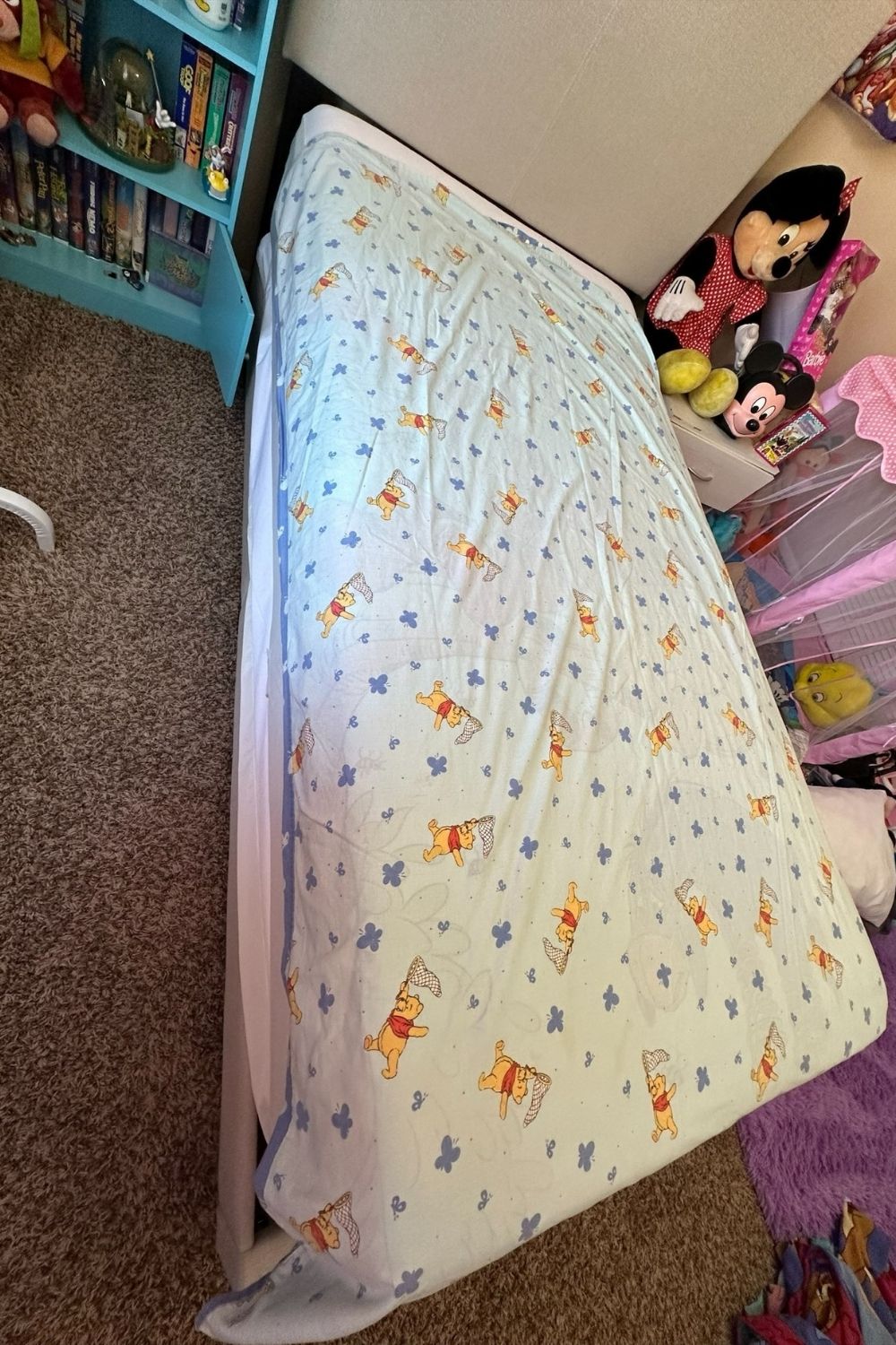 SMALL WINNIE THE POOH DOUBLE SIDED DUVET COVER*