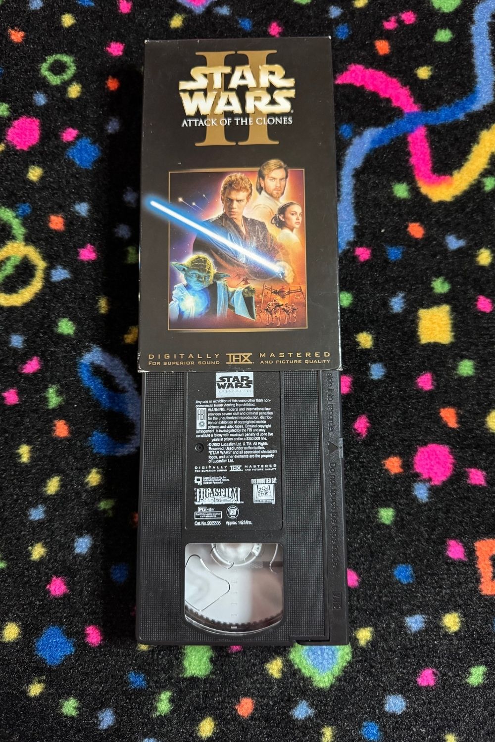 STAR WARS EPISODE II ATTACK OF THE CLONES VHS*