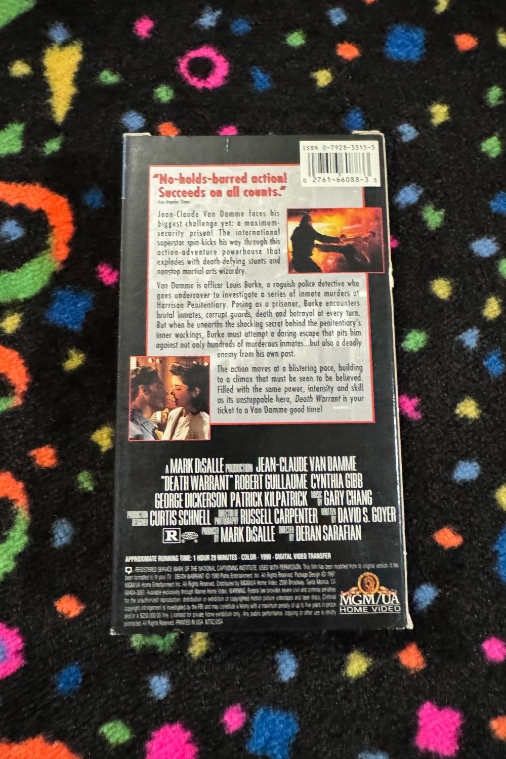 DEATH WARRANT VHS*