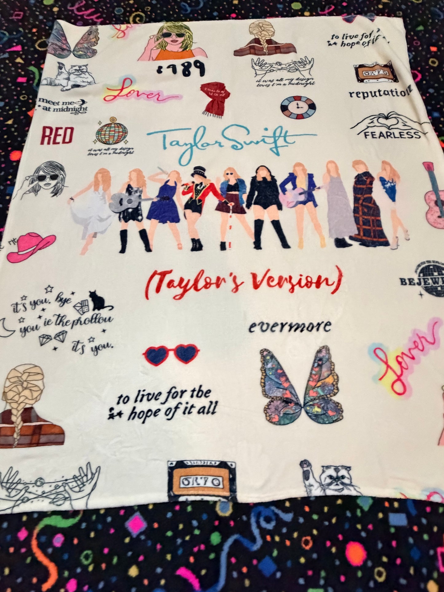Taylor Swift Eras blanket