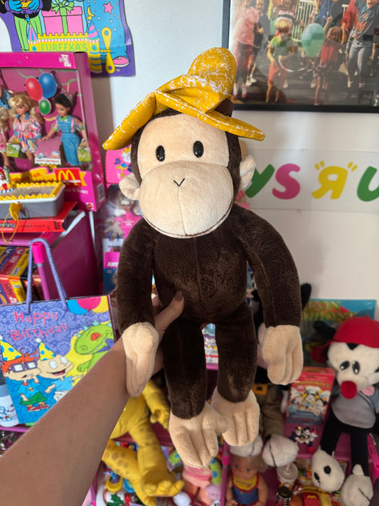 Curious George top hat plush