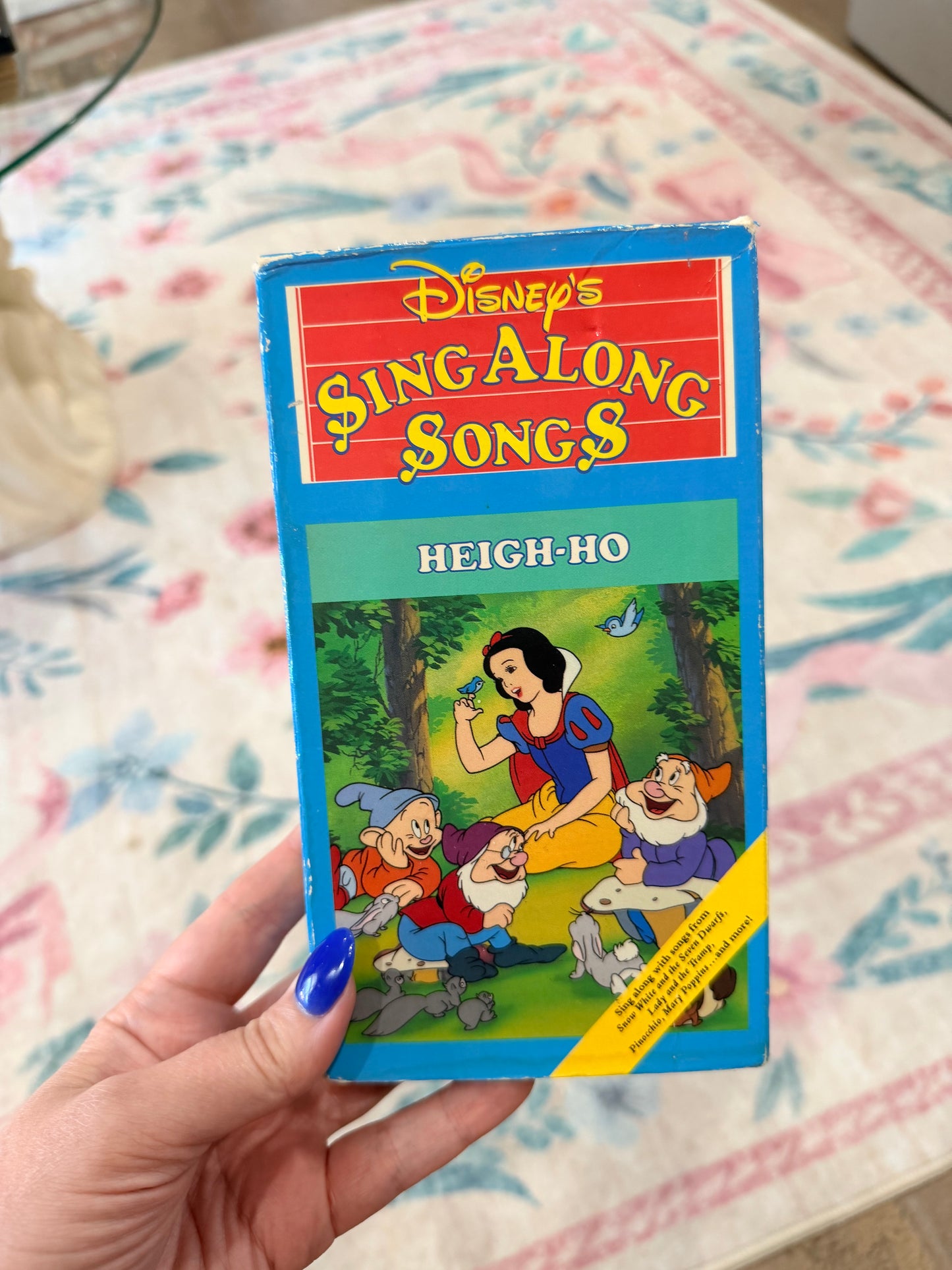 Disney sing a long songs heigh-Ho vhs