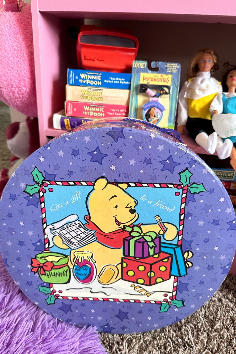 VINTAGE WINNIE THE POOH STORAGE*