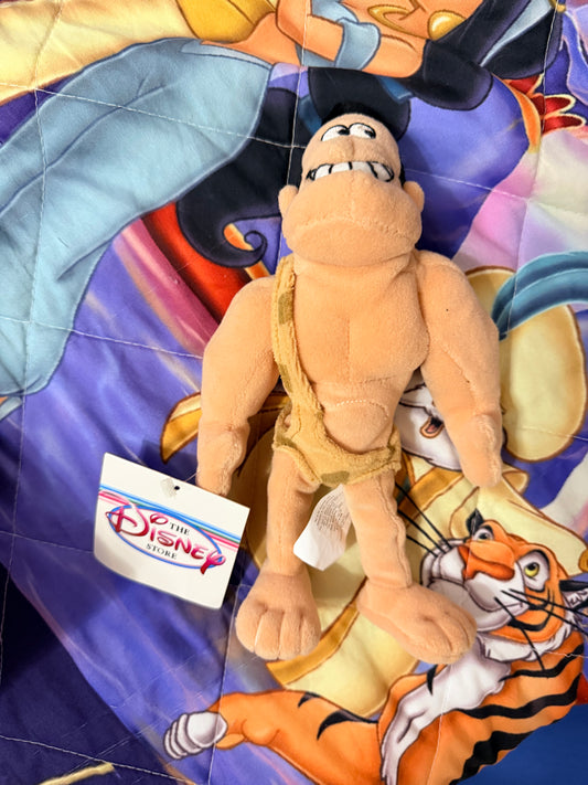 Disney store George of the jungle bean bag plush