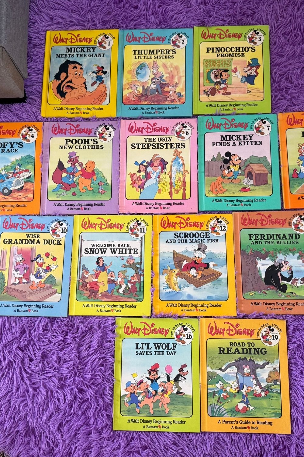 DISNEYS FUN TO READ LIBRARY SET*