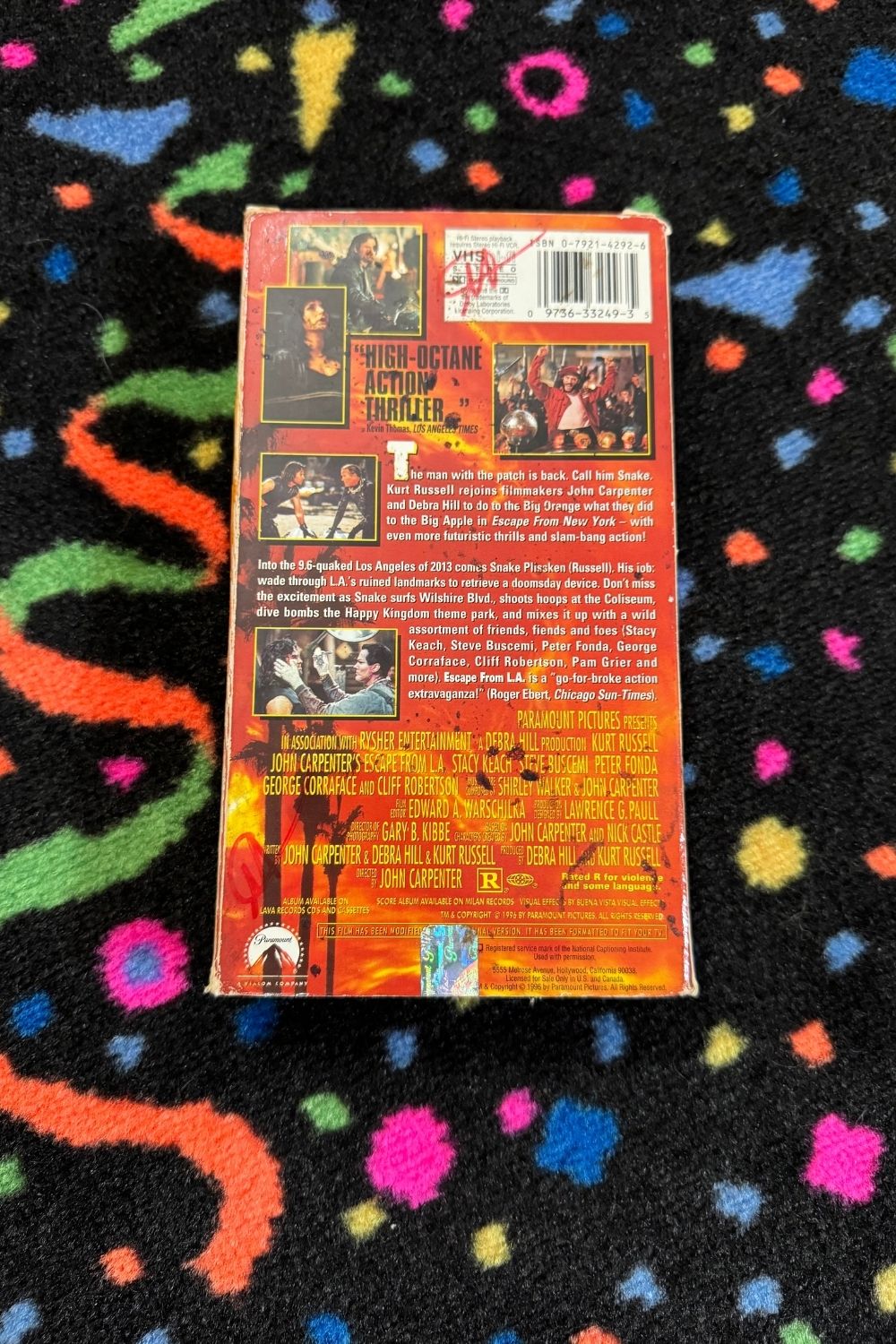 ESCAPE FROM L.A. VHS*