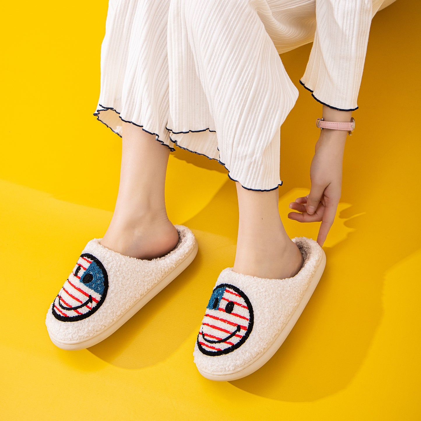 ALL-AMERICAN SMILES SLIPPERS