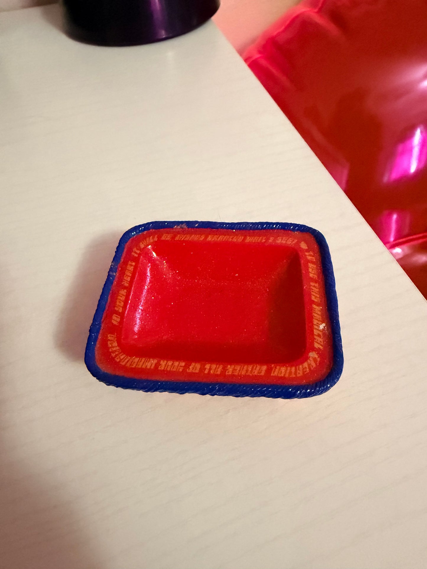 Claire’s trinket box red