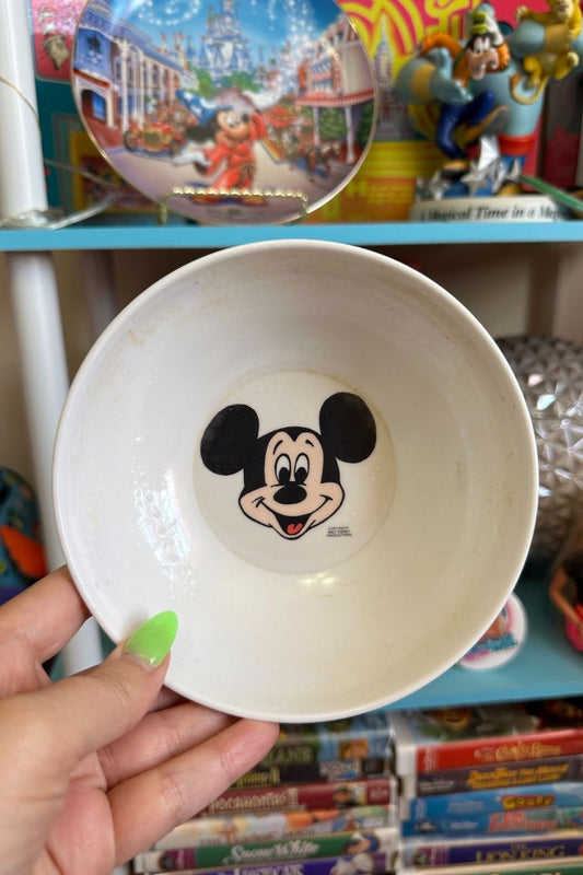 VINTAGE MICKEY FACE BOWL*