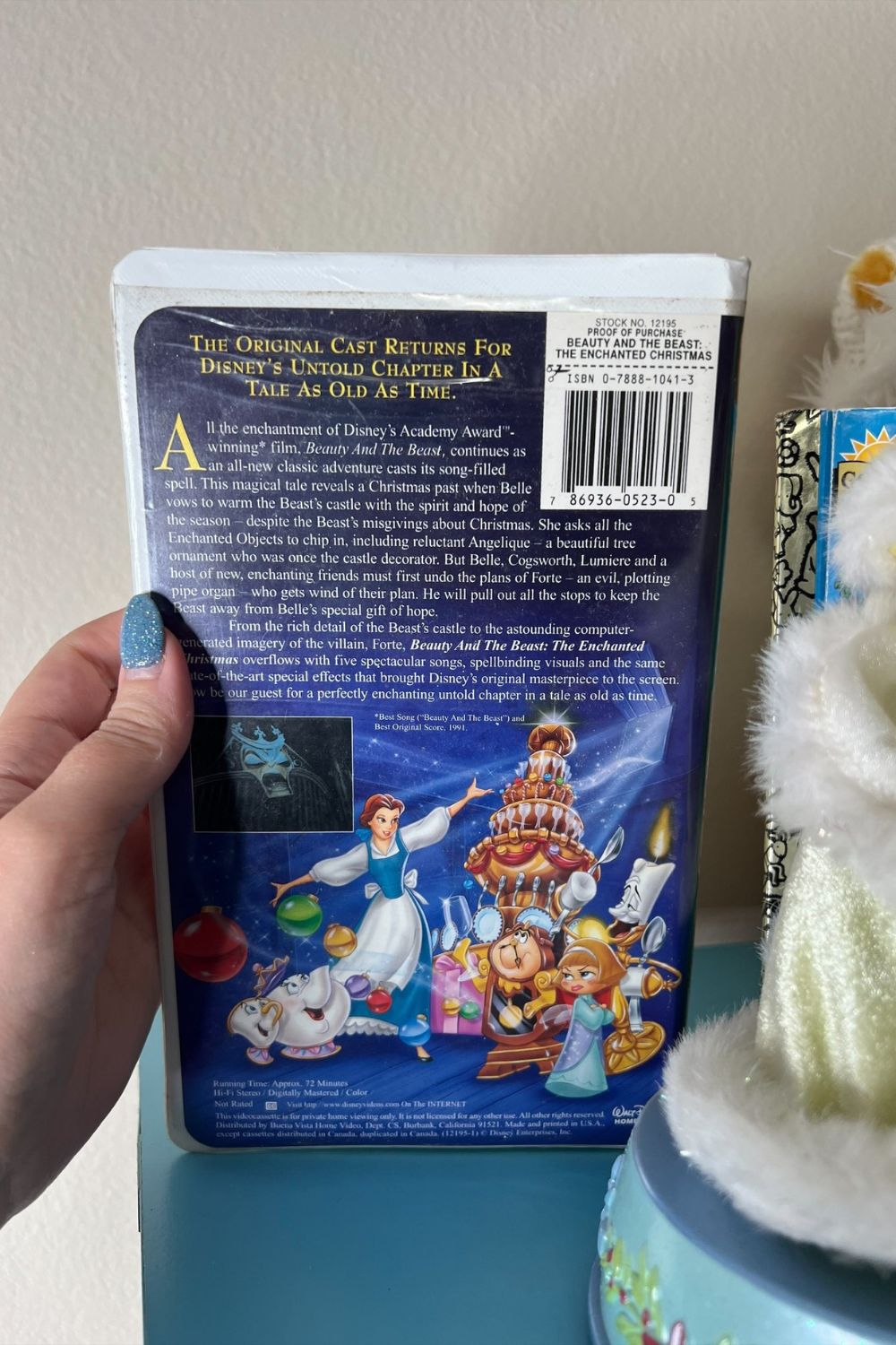 BEAUTY & THE BEAST - ENCHANTED CHRISTMAS VHS*