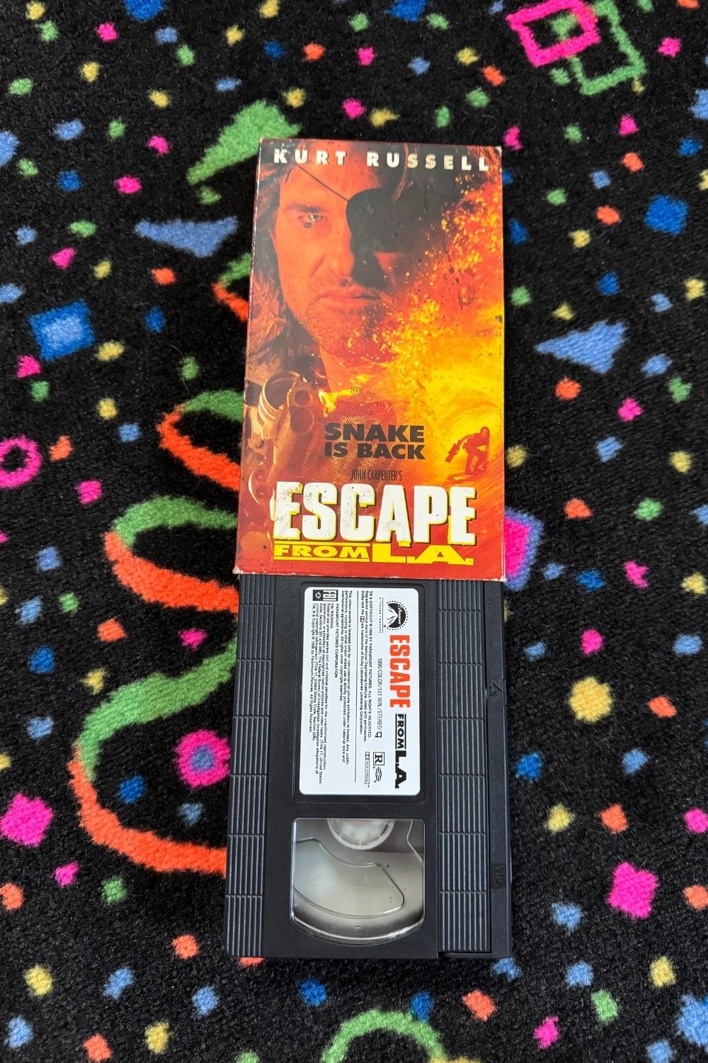 ESCAPE FROM L.A. VHS*