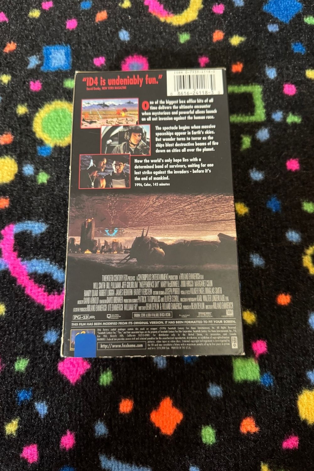 INDEPENDENCE DAY VHS*