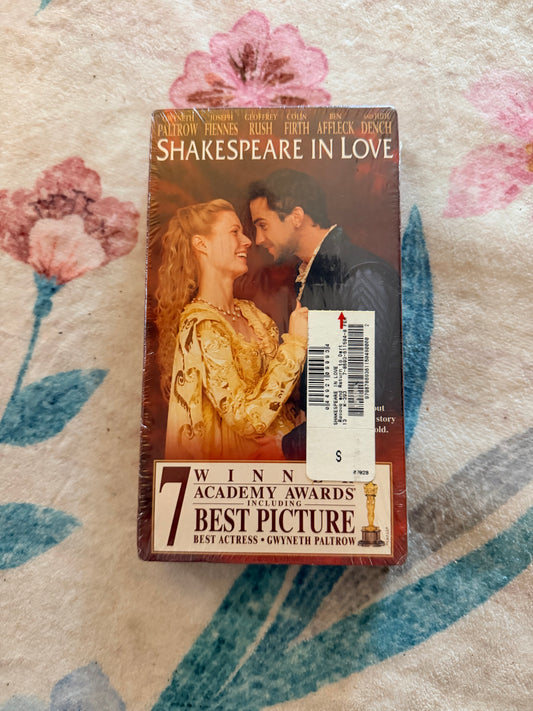 Shakespeare in love vhs sealed