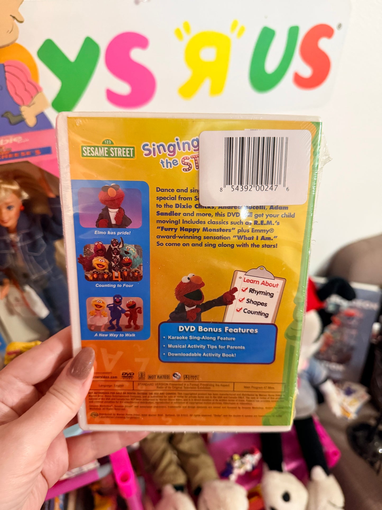 Sesame Street Singing with the Stars dvd - sealed