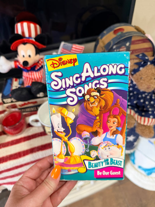 Be our guest Disney sing along-songs vhs