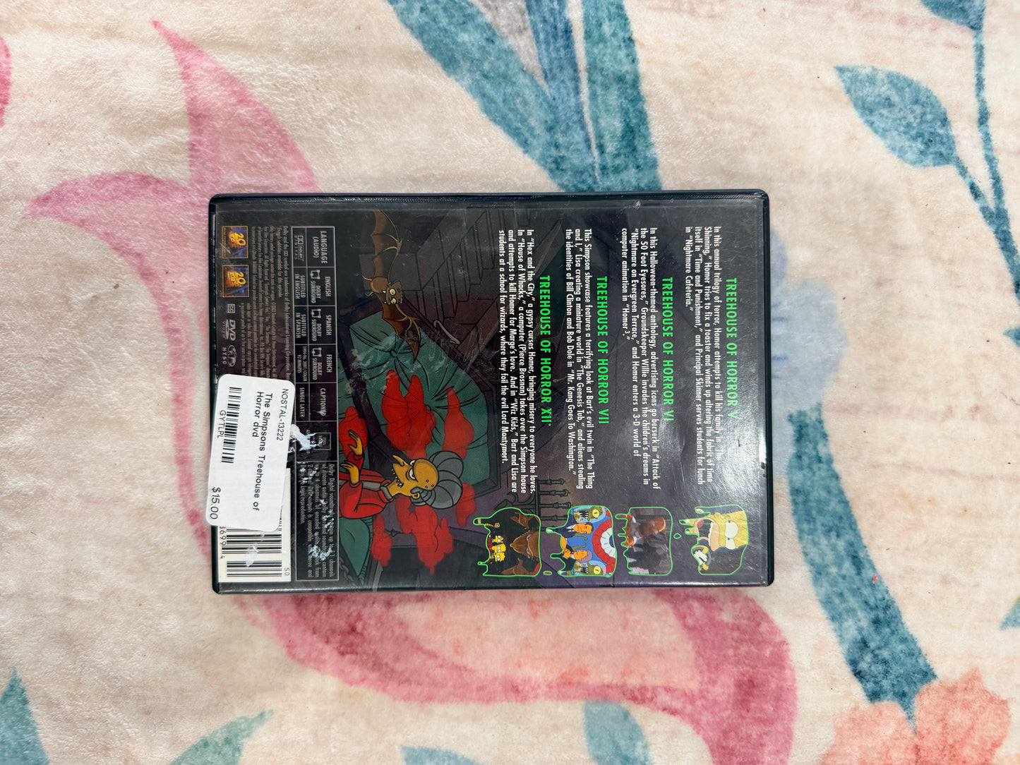The Simpsons treehouse of horror dvd