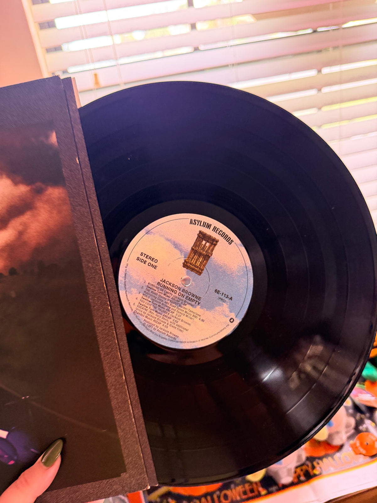 Jackson Browne Running on Empty vinyl record