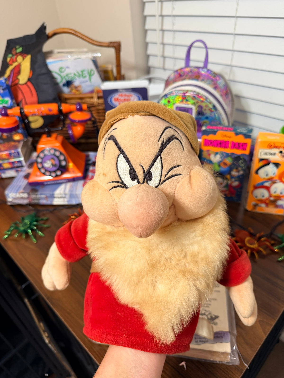 Vintage Grumpy Hand Puppet