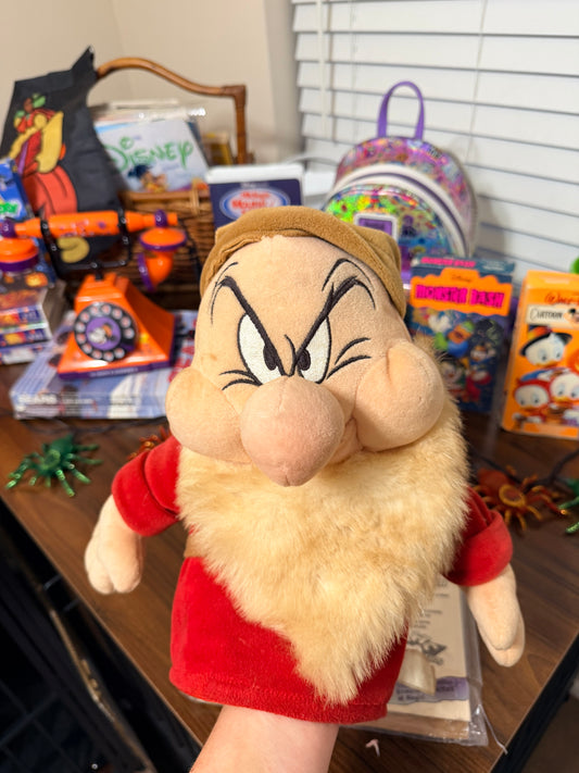 Vintage Grumpy Hand Puppet
