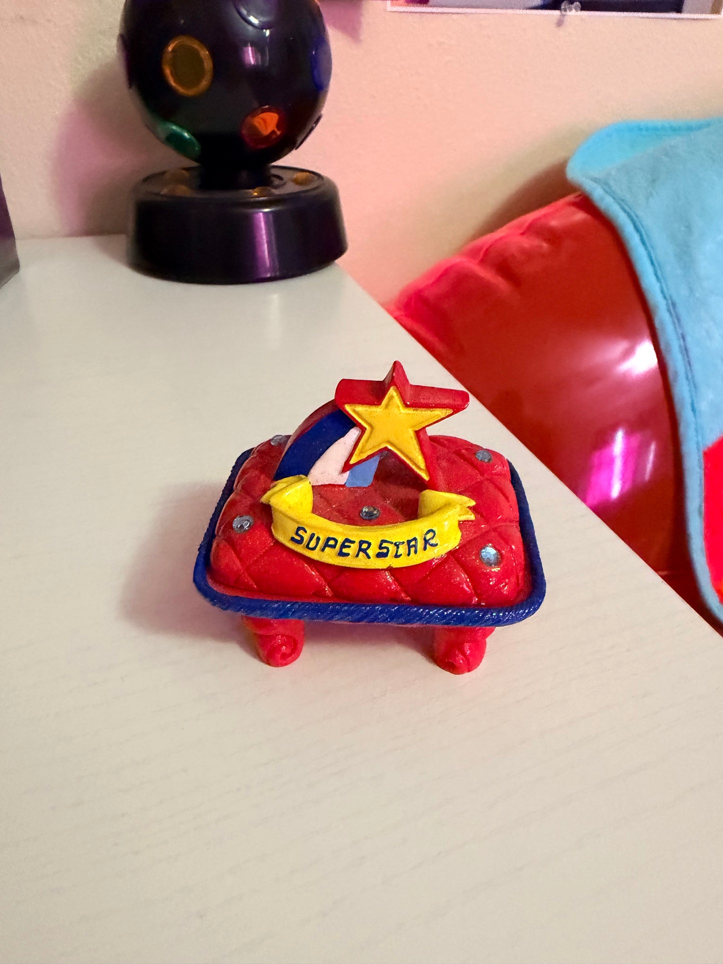 Claire’s trinket box red