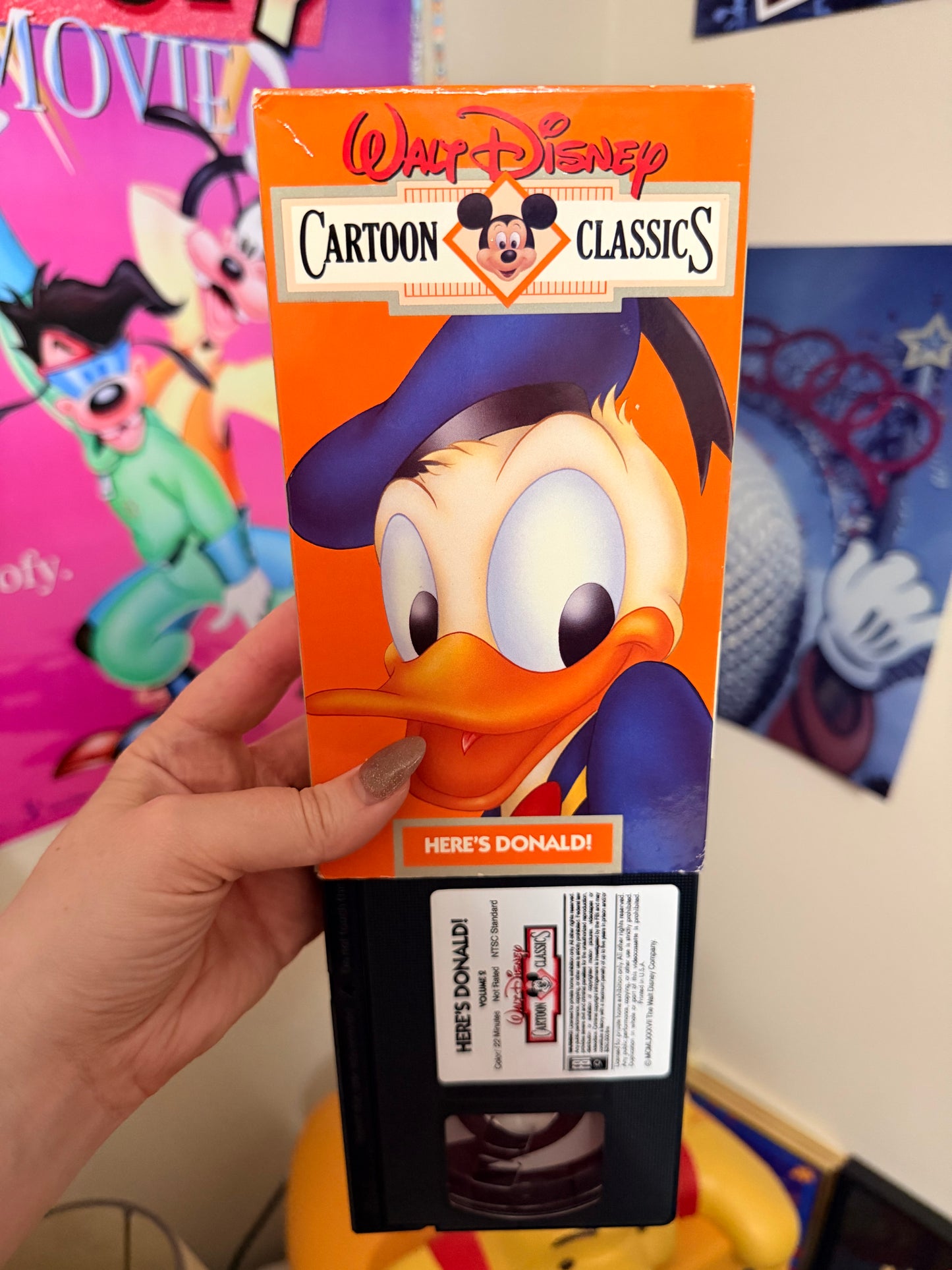 Walt Disney Cartoon Classics “Here’s Donald!” VHS