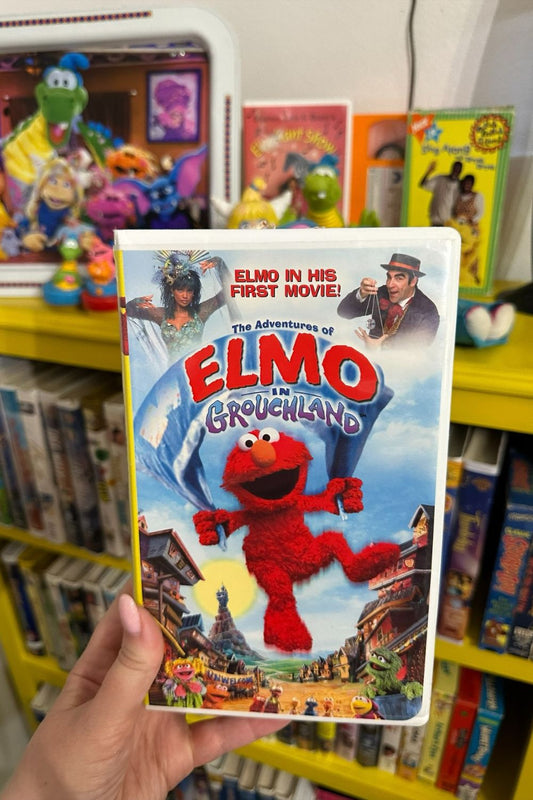 THE ADVENTURES OF ELMO IN GROUCHLAND VHS*