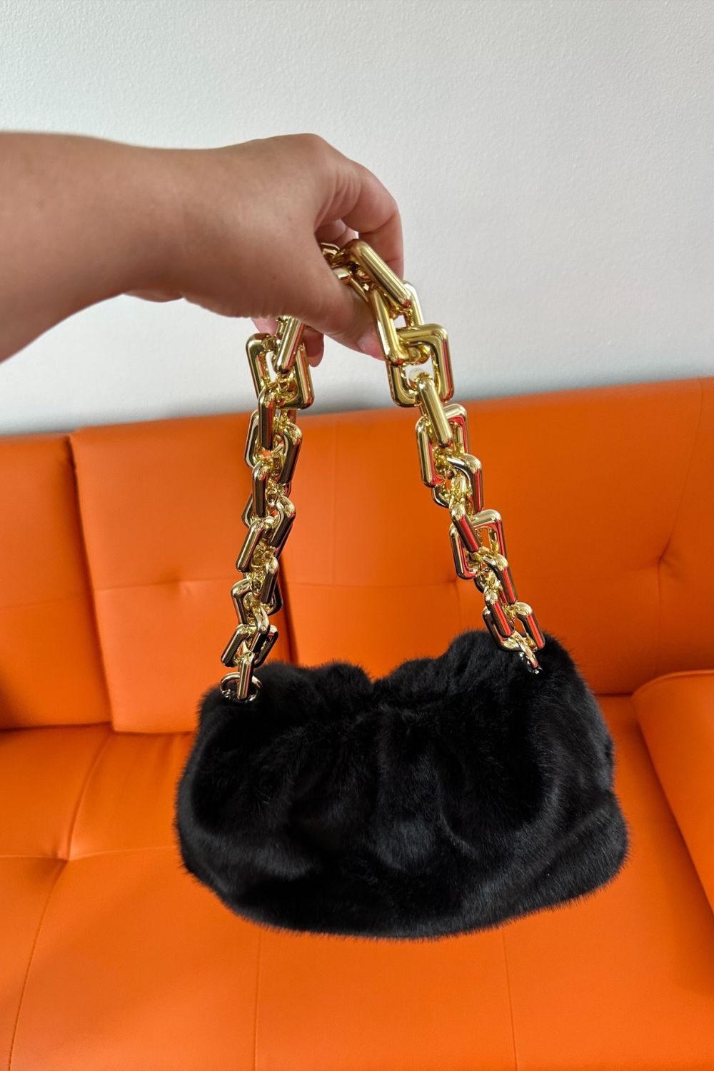 CARE FOR ME FAUX FUR BAG