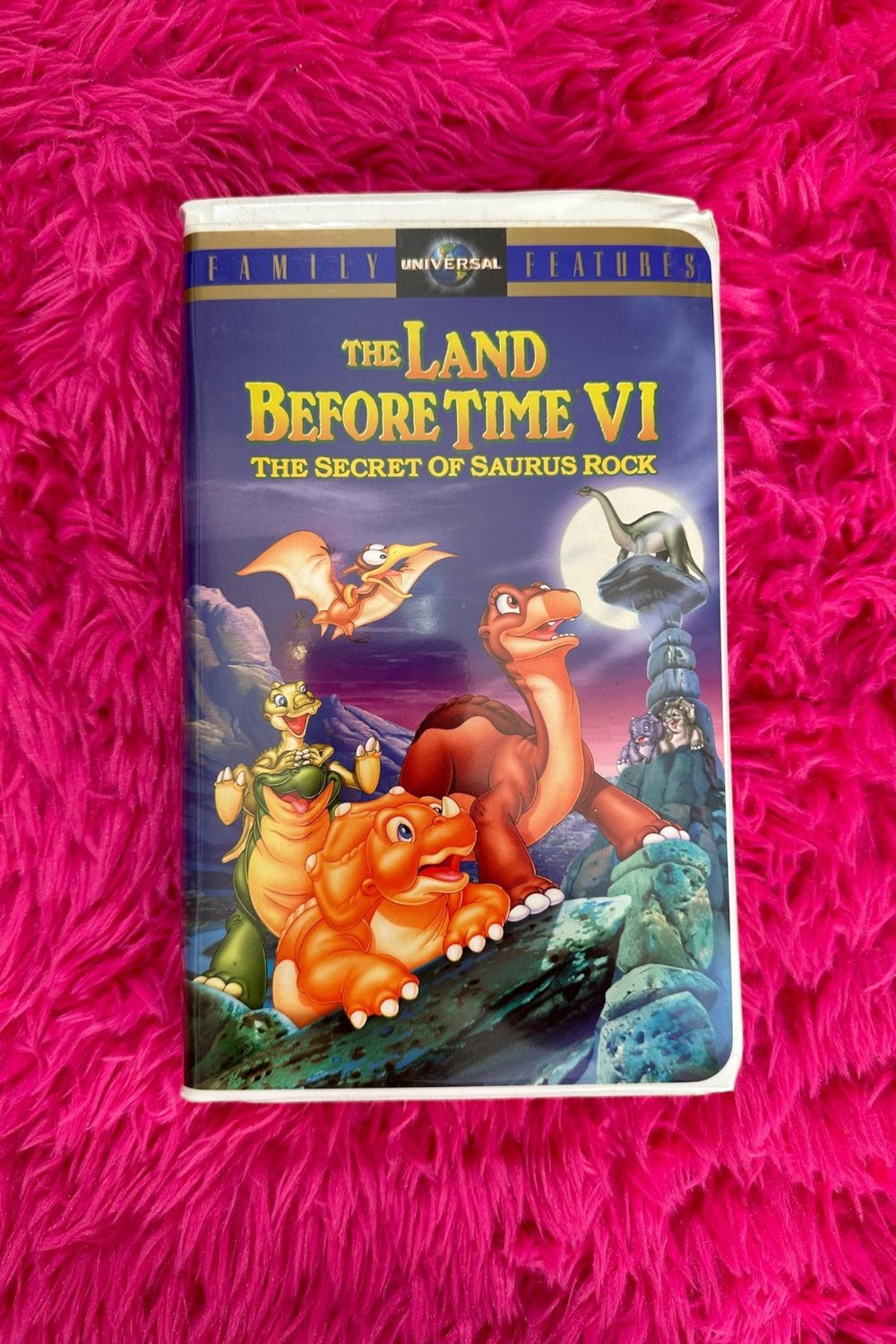 THE LAND BEFORE TIME VI: THE SECRET OF SAURUS ROCK VHS*